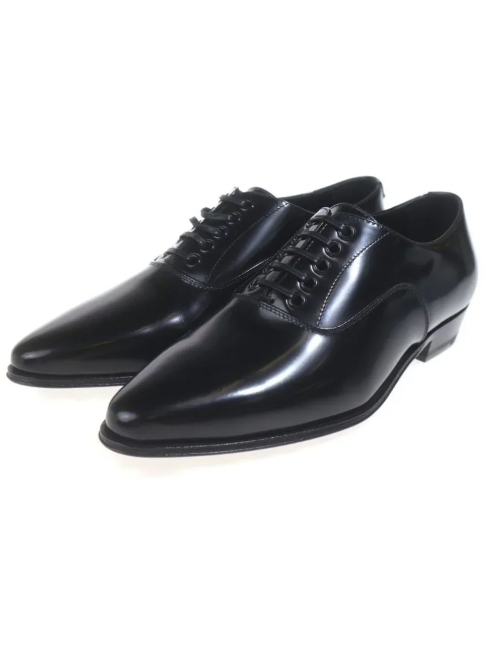 Celine Jackno Oxford Leather Shoes Black